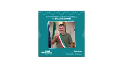Brindiamo all'efficienza di Piave Servizi! Brindiamo all'efficienza di Piave Servizi!