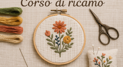Copertina corso di ricamo